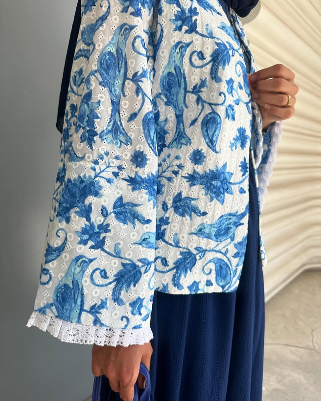 کت تابستونی مدل پرنده بهشتی