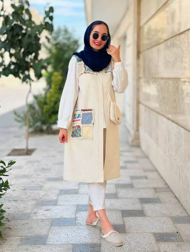 وست بلند مدل چهل تیکه