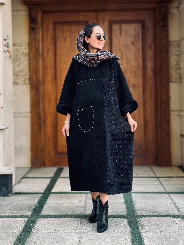پالتو پیرهنی خاتون سایز فری