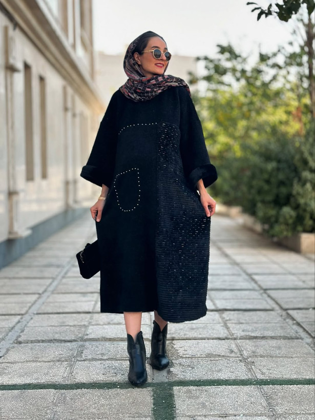پالتو پیرهنی خاتون سایز فری