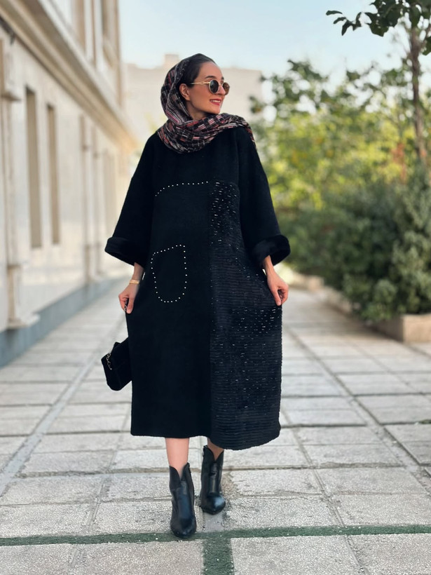 پالتو پیرهنی خاتون سایز فری
