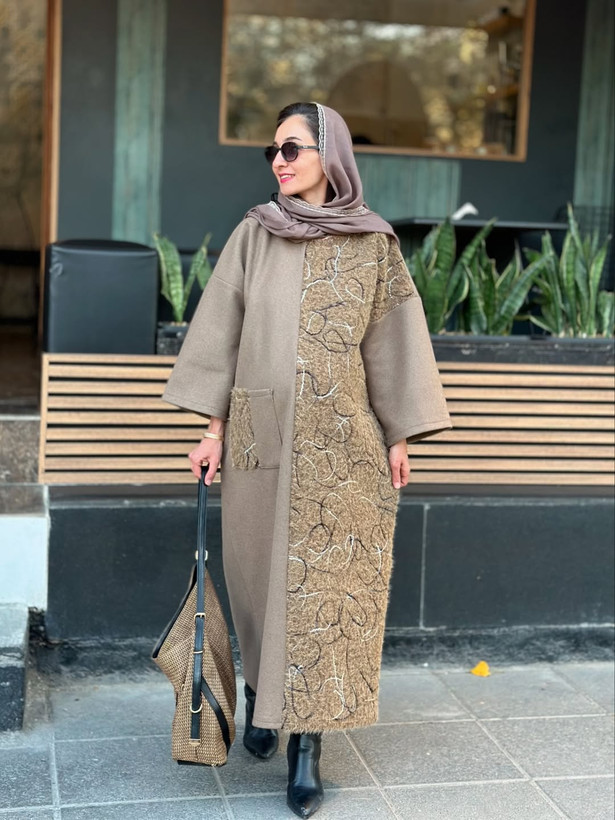 کفتان coffee فری سایز