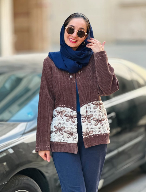 کت خز دوزی شده لمزور شاین - گالری معصومه شکوری