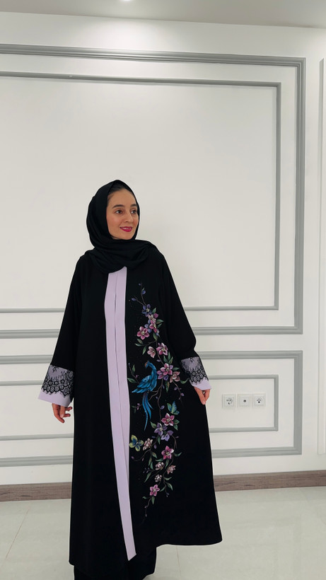 عبا زنانه مدل سیمرغ