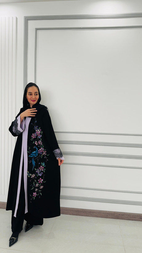 عبا زنانه مدل سیمرغ