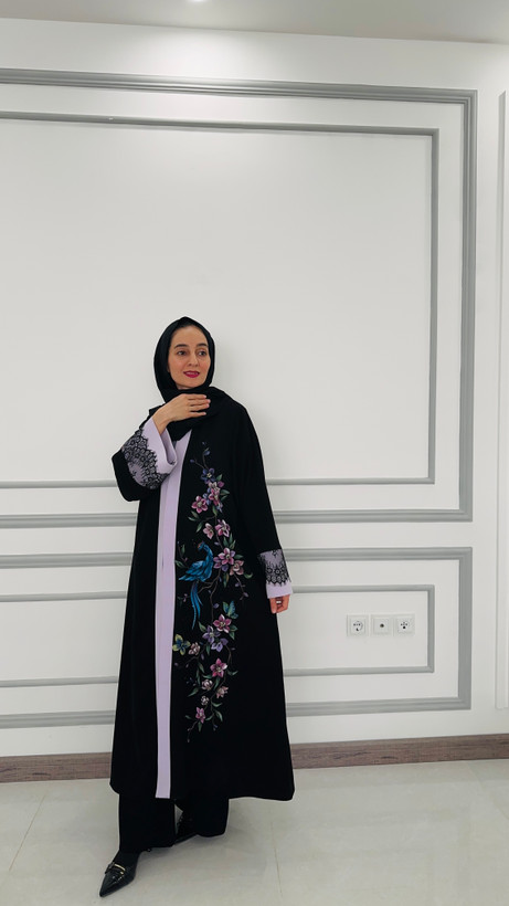 عبا زنانه مدل سیمرغ