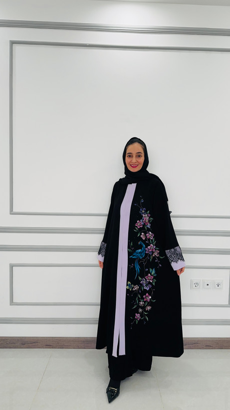 عبا زنانه مدل سیمرغ