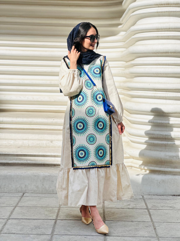 کفتان زنانه مدل چیندار