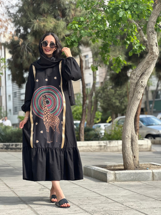 کفتان چیندار مدل زرافه